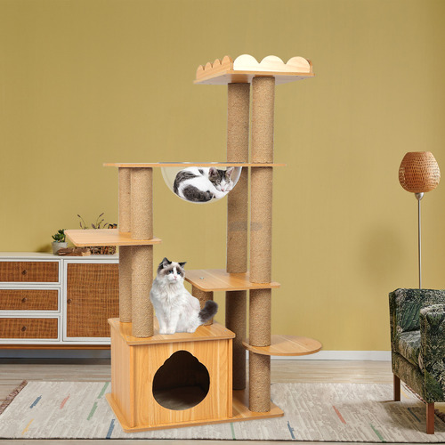 Cat tree hotsell without carpet